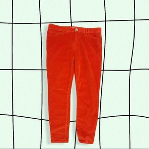 Banana Republic SIZE 8 Orange Corduroy Pants